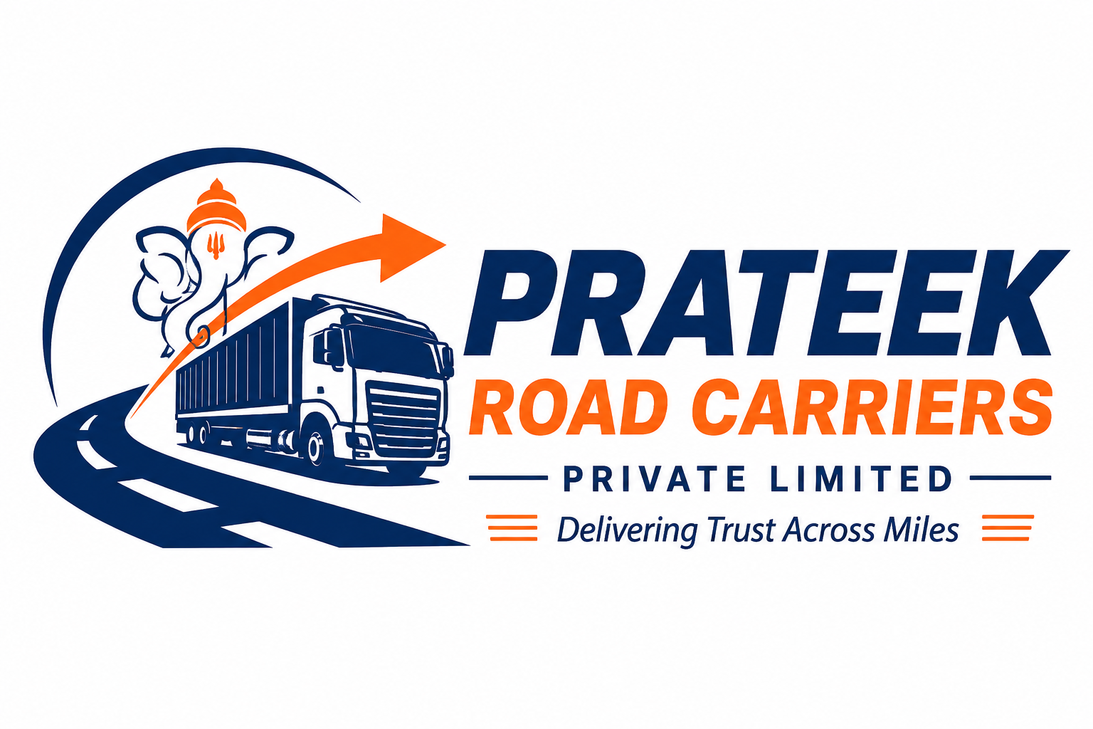 Prateek Road Carriers Logo
